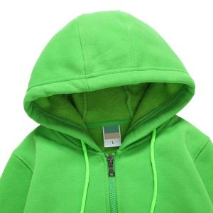 Wholesale Kids Cotton Plain Hoodie Blank Zipper Sweatshirt Fleeced Children Boys Girls Hoodies