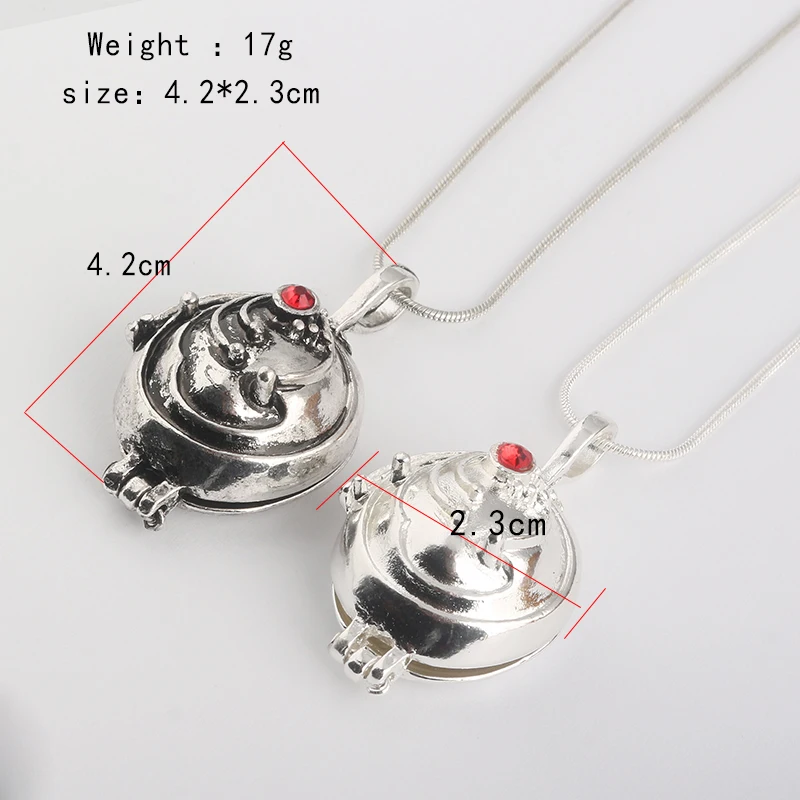 Popular Movie Vampire Diaries Necklace Elena Gilbert Vervain Romantic Crystal Pendant Necklaces For Women Charm Collar Jewelry