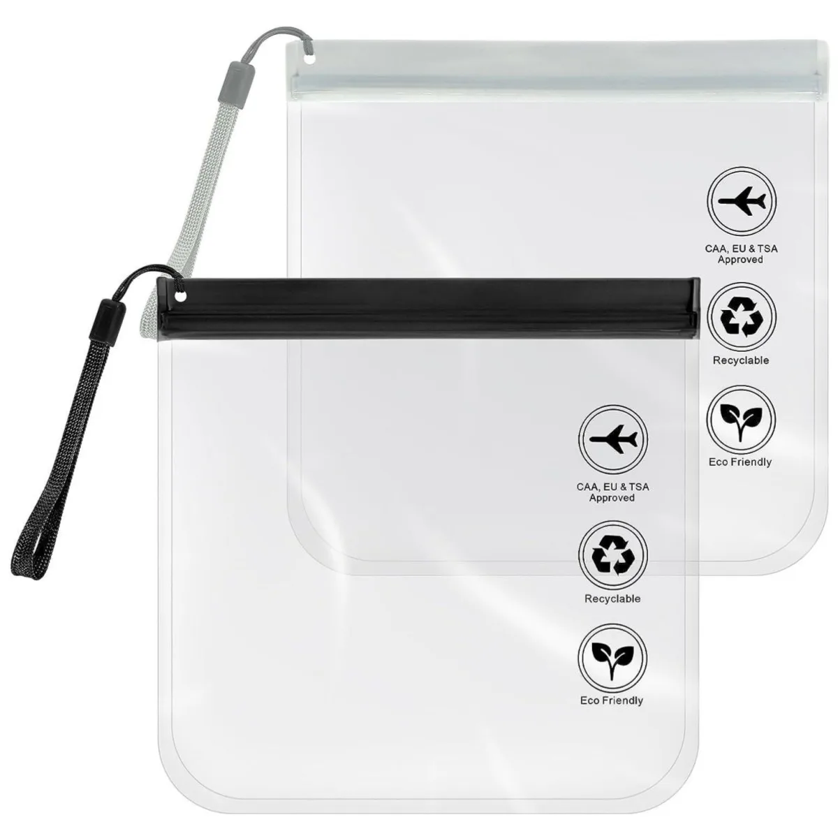 1pcs Luggage Transparent Travel Use Leakproof Flight Make Up Waterproof For Women Reusable Airport Security Toiletry Bag
