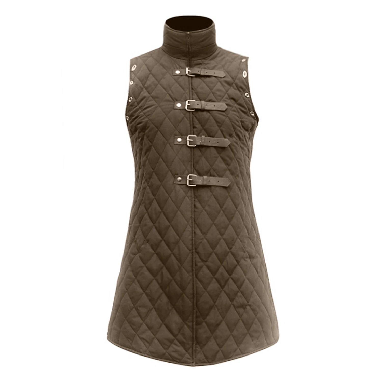 Gambeson Costume Aketon Armor Vest Coat Medieval Viking Sleeveless Outfit Larp Warrior Knight Hunter Outfit For Adult Men