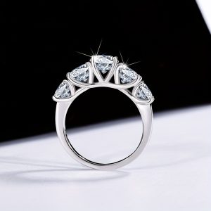 3.6ct Ring 925 Sterling Silver High Quality Jewelry Match Daily Outfits Evening Party Decor Perfect Gift For Female With Gift Box