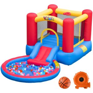 Valwix Inflatable Commercial Waterslide Basketball